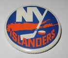 1980's Ice Hockey Pin Coin New York Islanders Brian Trottier Stanley Cup Pinback