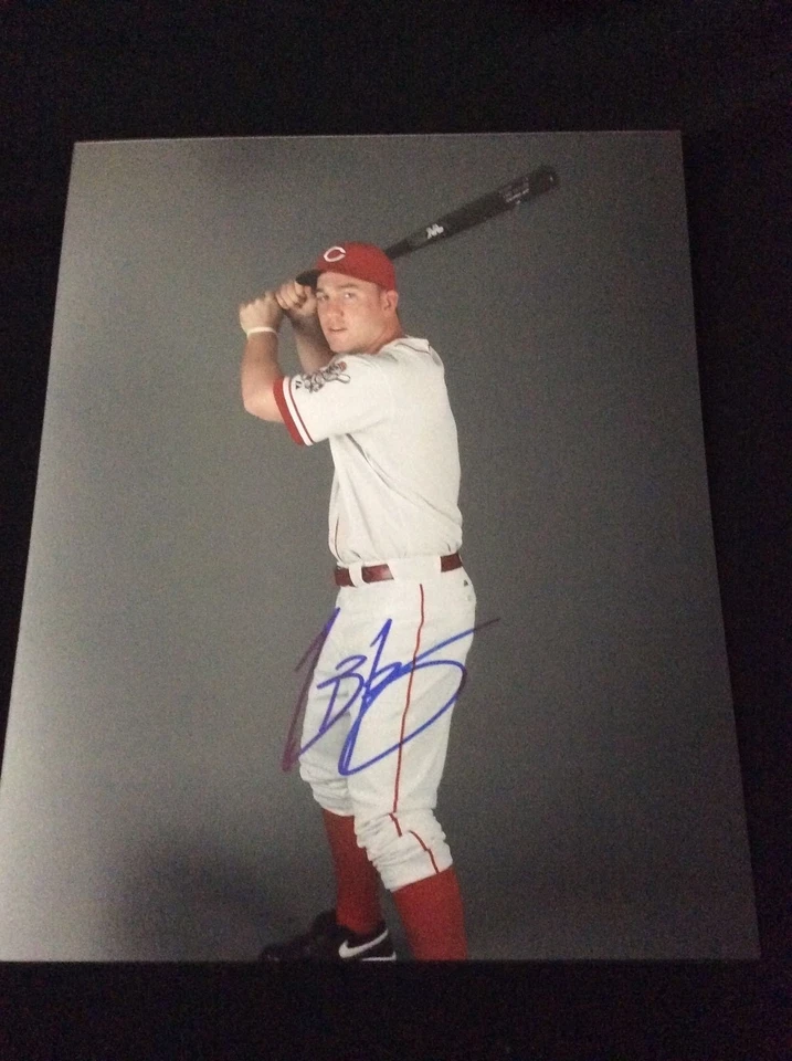 TODD FRAZIER SIGNED 8X10  CINCINNATI REDS ALL STAR DERBY AUTO COA PROOF - Image 1 of 1
