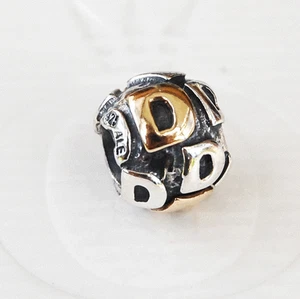 Genuine Pandora two tone Letter  "D" - 790298D - retired - Picture 1 of 1