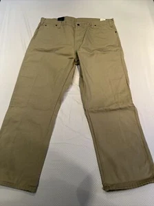 Dickies Men's Carpenter Jeans Relaxed Fit Straight Leg Pants Khaki 42x30 NWT - Picture 1 of 19