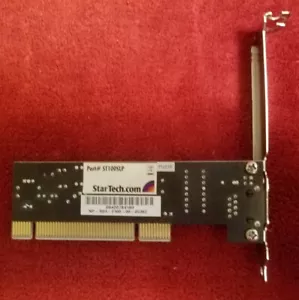 STARTECH 1 PORT PCI 10/100Mbps ETHERNET NETWORK ADAPTER CARD # ST100SLP - Picture 1 of 3