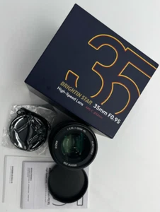 35mm F1.2 APS-C Manual Focus Prime Lens for Fujifilm XF Mirrorless Cameras - Picture 1 of 5