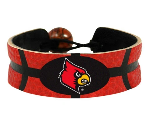 Louisville Cardinals Team Color Basketball Bracelet [NEW] Jewelry Wrist Necklace Cover