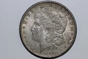 1889-Philadelphia Morgan 90% Silver Dollar Grade Mint State (MDX4014) - Picture 1 of 4