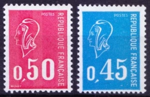 France 1971 MNH, Marianne type Bequet, Women  [Wg] - Picture 1 of 1