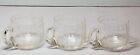 Vintage/Antique Punch Bowl Cups 3 Pieces Etched With Wreaths & Garland Stunning!