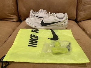 Nike Zoom Rival D Rennschuhe Größe 12 Herren Leichtathletik weiß 907566-001 schwarz - Bild 1 von 10