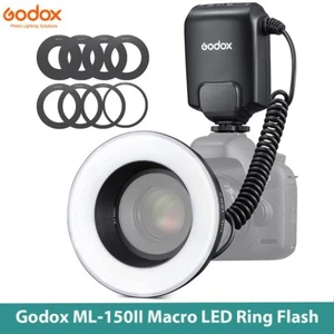 Godox ML-150II Macro LED Ring Flash Speedlite for Sony Canon Nikon Fuji Olympus - Picture 1 of 10