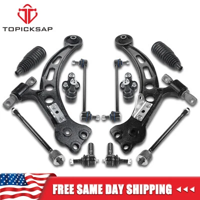 12Pc Front Lower Control Arms Tie Rod End for 1997-2001 Toyota Camry Lexus ES300 - Image 1 of 4