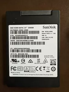 Sandisk X300 256GB 2.5" SATA III Solid State Drive SD7TB6S-256G-1006 - Picture 1 of 2