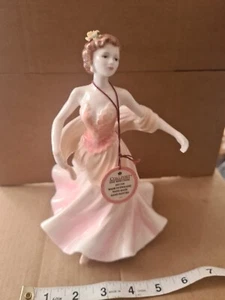 COALPORT FIGURE CARNIVAL LADIES OF FASHION FIGURINE With Swing Tag 1990 - Picture 1 of 20