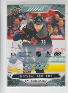19/20 UD MVP Carolina Hurricanes Micheal Ferland Puzzle Back card #156 - Wheeler - Picture 1 of 2
