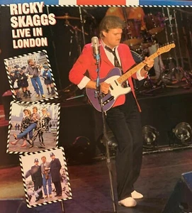 RICKY SCAGGS-Pre-Owned LP-LIVE IN LONDON....PLAYED ONCE..VG+/VG+ - Picture 1 of 7