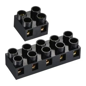 5pcs Terminal Block 500V 20A Dual Row 2 5 Positions Electric Barrier Strip - Picture 1 of 7