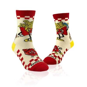 French Fry Socks from the Sock Panda (Ages 3-7) - Picture 1 of 7
