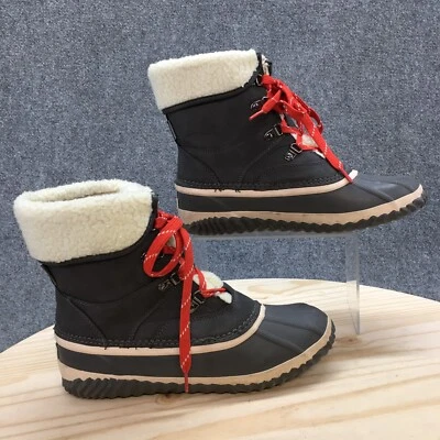 JBU By Jambu Boots Womens 8 M Lizzy Duck Winter Causal Gray Faux Fur Waterproof - Image 1 of 4