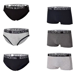 MARINA Y PACK 6 O 3 BOXER O SLIP UOMO IN COTONE COLORI ASSORTITI ELASTICIZATI - Afbeelding 1 van 19