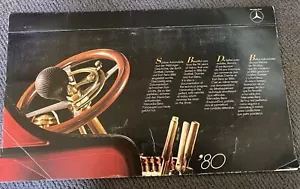 1980 Vintage 1885 Daimler Mercedes Benz Advertising Car Calendar 300sl Coupe 80s - Picture 1 of 14
