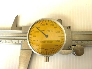 Dial Vernier Fractional (0 to 6") - 1/8" Per Revolution - Picture 1 of 5