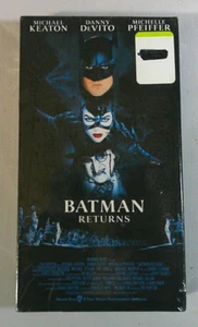 Batman Returns (VHS, 1992) Michael Keaton Danny Devito Michelle Pfeiffer - NEU!! - Bild 1 von 2