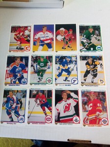 12 NHL Upper Deck 1990-91 Card Lot Sergei Makarov Mathieu Schneider Chris Joseph