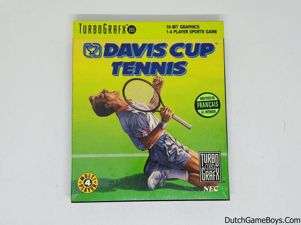 Turbografx - Davis Cup Tennis - New & Sealed - Image 1 of 4