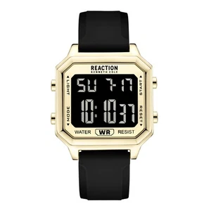 Kenneth Cole Reaction Unisex Retro Digital Watch Silicone Strap KRWGM7000804 - Picture 1 of 2