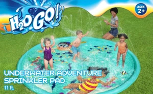 H2OGO! Almohadilla rociadora de 11 pies, diversión en el patio trasero de verano para niños, salpicaduras y rociadores, configuración Ez - Imagen 1 de 8