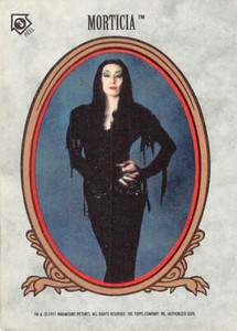 1991 TOPPS MOVIE CARD SERIES: THE ADDAMS FAMILY: STICKER #3 MORTICIA