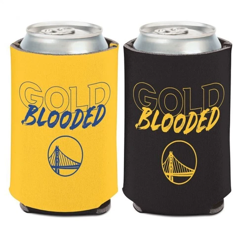 GOLDEN STATE WARRIORS SOFT FOAM CAN BOTTLE COOZIE KOOZIE COOLER HOLDER NBA Cover
