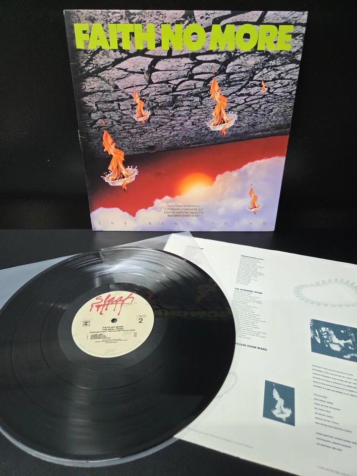 Faith No More The Real Thing Lp Vinyl 1989 1st GS PROMO Press W/Insert VG++/VG++ Foto 1 de 4