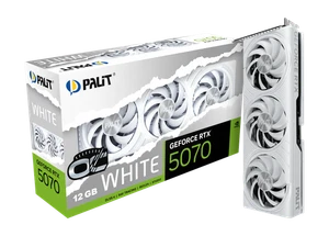 GeForce RTX 5070 White OC 12GB Graphics Card NE75070U19K9-GB2050W GDDR7 28Gbps - Picture 1 of 11