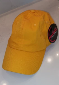 Plain Yellow Baseball Cap for Men & Women Adjustable Strapback Closure Hat - Picture 1 of 9