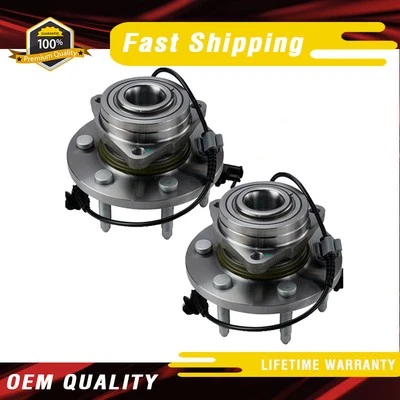Front Wheel Hub Bearing For GMC 2007-2013 Sierra 1500 Yukon XL 1500 Tahoe Pair - Image 1 of 4