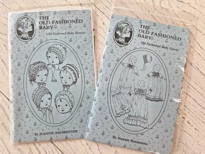 Lot 2 ~ The  Old Fashioned Baby Patterns: Baby Bonnets & Gowns Uncut, Unused - Image 1 of 4