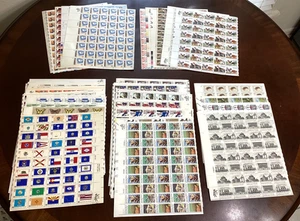 U.S. Postage Stamps Lot Of 90 Full Sheets 13c to 22c Denomations MNH Face $680 - Picture 1 of 6