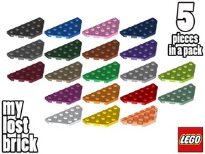 LEGO - Parte 2419 - Placas de cuña 3x6 esquinas de corte (Pack de 5) + NUEVO +SELECCIONAR COLOR - Imagen 1 de 21