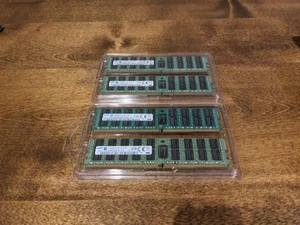 64GB DDR4 DIMM (16GB x 4) Samsung M393A2G40DB0-CPB PC4-2133P ECC DIMM - Picture 1 of 1
