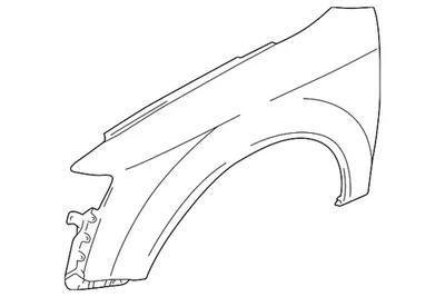 Guardabarros original Audi 8E0-821-106-B Foto 1 de 2