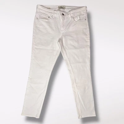 Lucky Brand Lolita Capri White Skinny Jeans Mid Rise Stretch Size 8 / 29 - Image 1 of 4