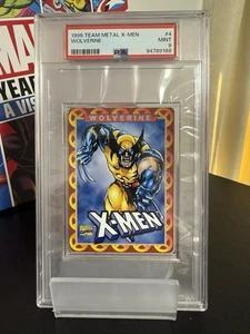WOLVERINE PSA GRADED POP 1 NONE HIGHER METAL Marvel Metallic Impressions X-Men - Picture 1 of 2
