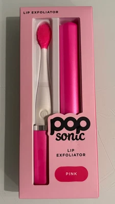 Exfoliante labial sónico Pop ayuda a secar los labios sellado de fábrica - rosa Foto 1 de 4