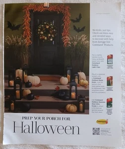Ganchos de comando y clips de luz 2023 anuncio impreso de Halloween - Imagen 1 de 1