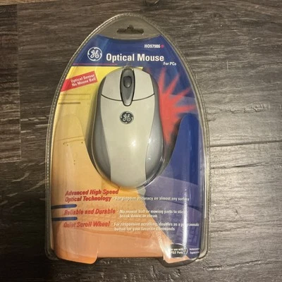 GE ~ Optical Mouse For PCs ~ HO97986 ~PS/2 Port ~ Brand New Wired (139) - Image 1 of 2