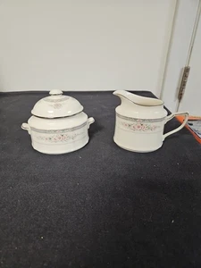 Noritake Rothschild Set Crema e Zucchero 7293 Avorio Cina Giappone - Foto 1 di 8