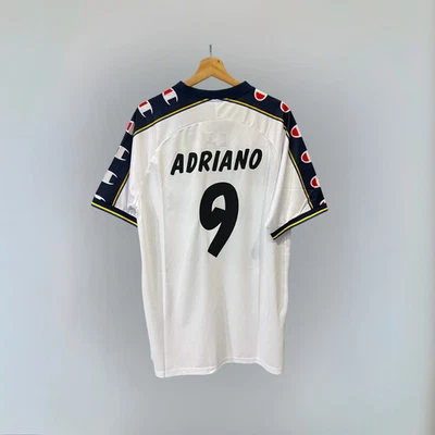 Adriano #9 Parma 2002/2003 Away Retro Jersey - Image 1 of 4