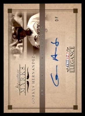 2007 TRISTAR Elegance Signature Marks #SM-GH Gorkys Herdandez Autograph *d3 - Image 1 of 2