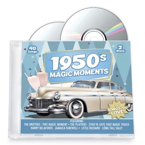 1950s Magic Moments 2-Pack CD, 40 Songs - Picture 1 of 2