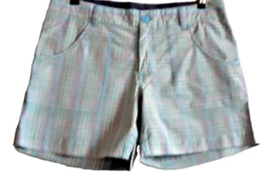 Pantalones Cortos Columbia Omni-Sombra a Cuadros Frente Plano Multicolor Cortos Talla L Beach Resort - Imagen 1 de 18