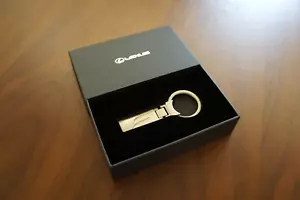 NIB Genuine Lexus F Sport Steel Metal Keychain CT ES LS RX LX NX LC RC GS GX IS - Picture 1 of 8